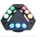 9PCS 10W  CREE LED Spider Beam Light